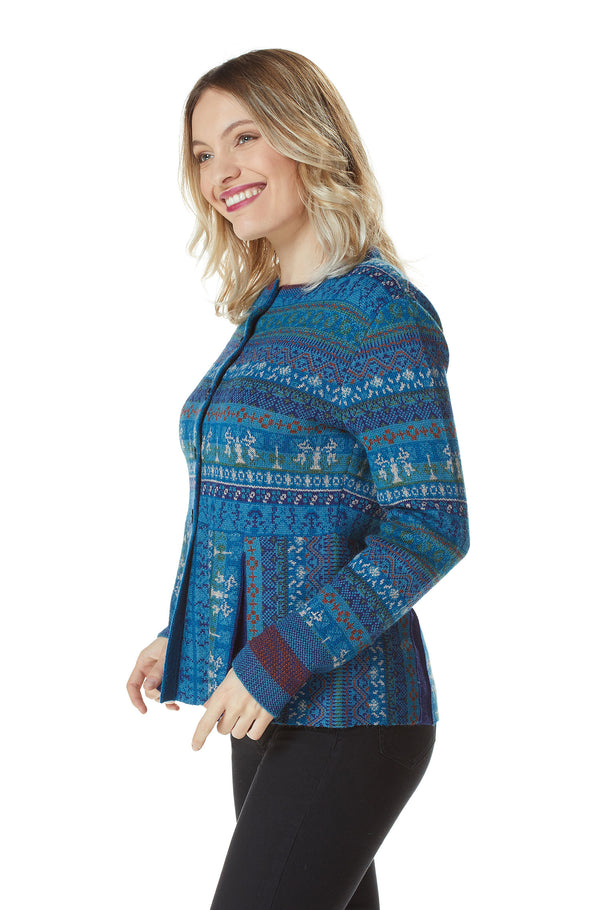 Strickjacke GIA LANG aus reinem Baby Alpaka für Damen