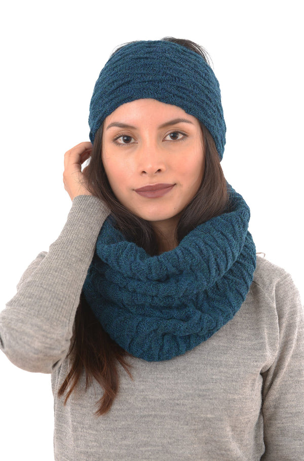 Loop BIESEN Ringschal Alpaka-Wollschal Biesenstrick