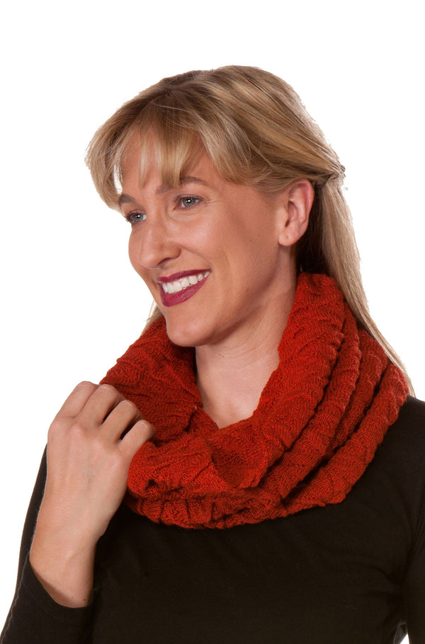 Loop BIESEN Ringschal Alpaka-Wollschal Biesenstrick