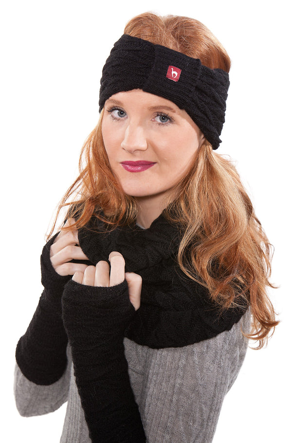 Loop BIESEN Ringschal Alpaka-Wollschal Biesenstrick