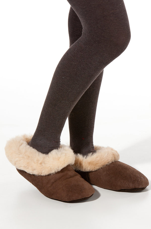 Alpaka FELL-PANTOFFELN