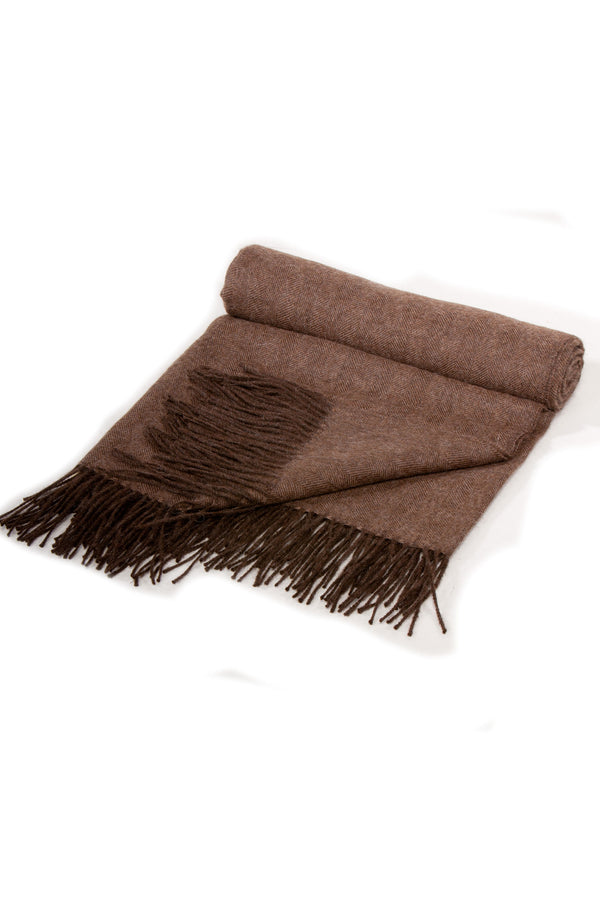 TAGES DECKE im Fischgrätmuster Baby Alpaka Decke 135*180/196cm