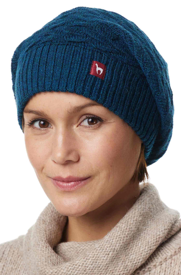 Strick-Beret BIESEN Basken-Mütze aus reinem Alpaka