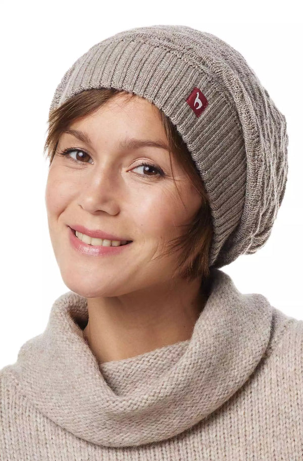 Strick-Beret BIESEN Basken-Mütze aus reinem Alpaka