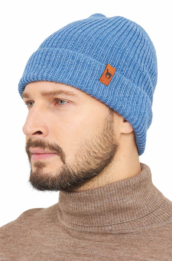 Rippenstrick-Mütze RIPP gerippte Haube unisex viele Farben