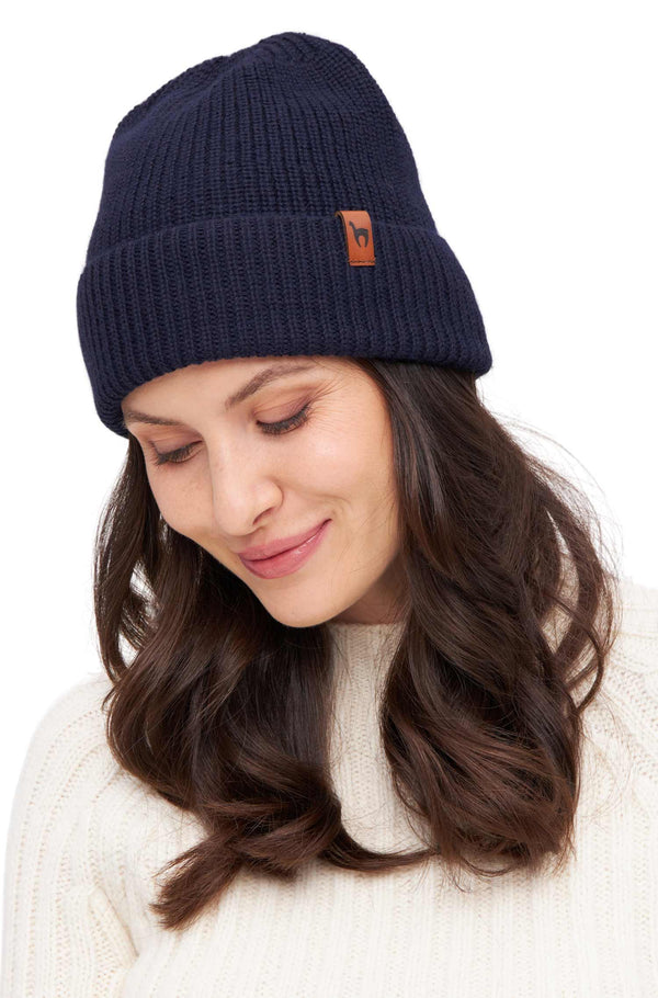 Rippenstrick-Mütze RIPP gerippte Haube unisex viele Farben