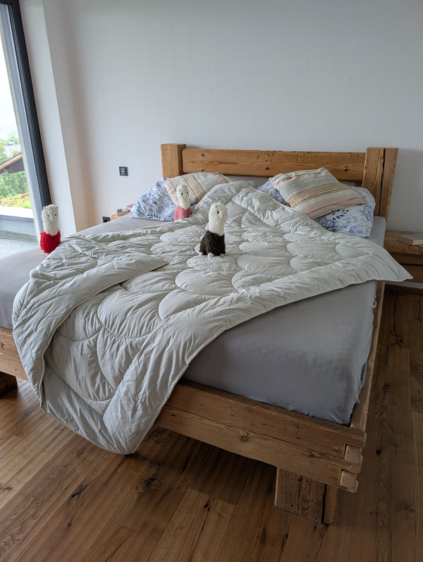 Alpaka Bettdecke 100% 4 Jahreszeiten Alpakadecke