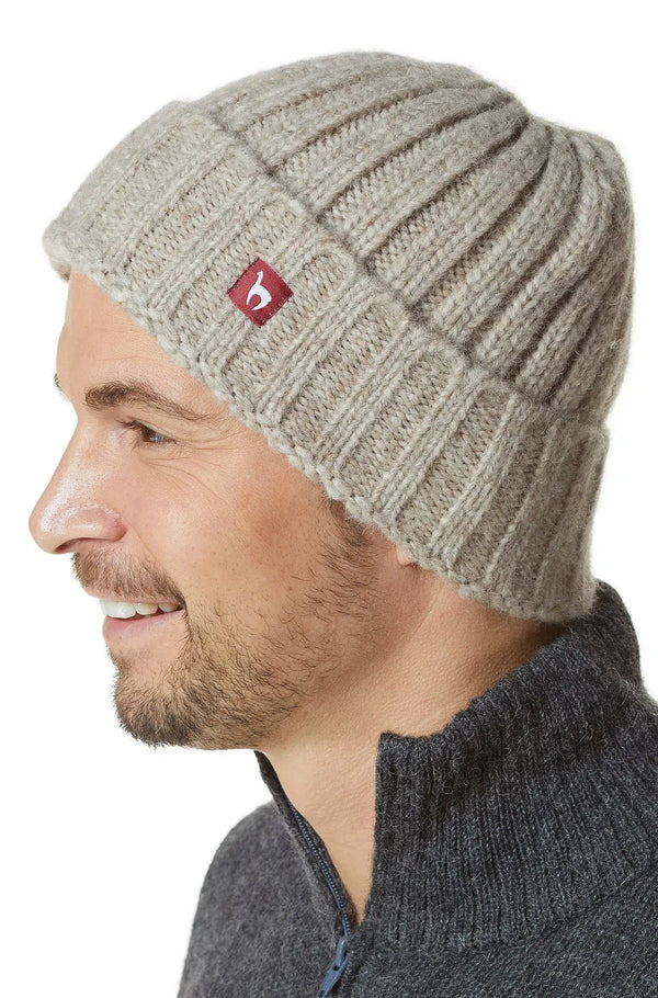 Alpaka Mütze BIANCA aus Baby Alpaka und Woll-Mix