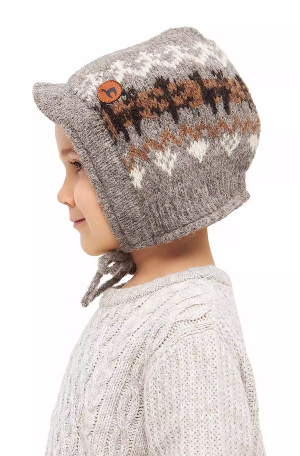 Alpaka Mütze NATURA aus 100% ungefärbtem Alpaka