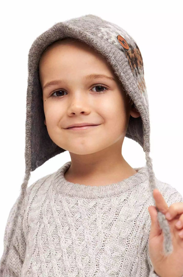 Alpaka Mütze NATURA aus 100% ungefärbtem Alpaka