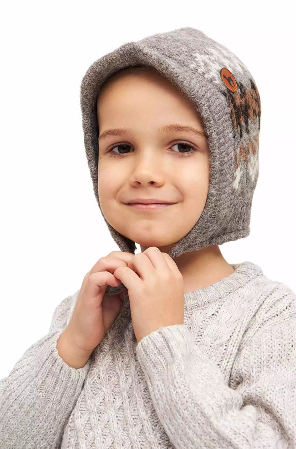 Alpaka Mütze NATURA aus 100% ungefärbtem Alpaka