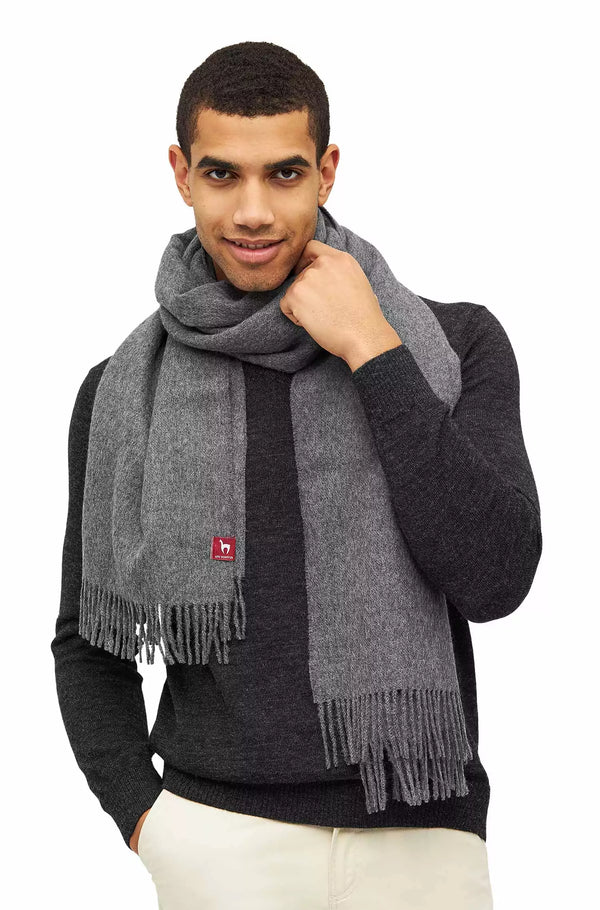 Alpaka Oversize Webschal UNI GRANDE aus 100% Baby Alpaka