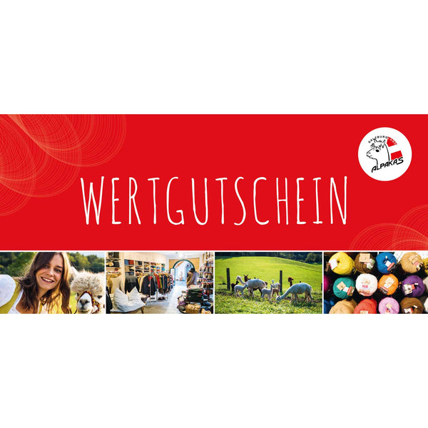 Wertgutschein Salzburgland-Alpakas