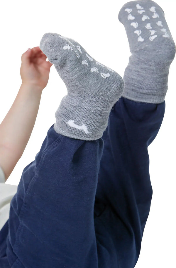 Alpaka Socken Kinder ABS (Gr. 30-35) aus Alpaka-Wolle-Mix